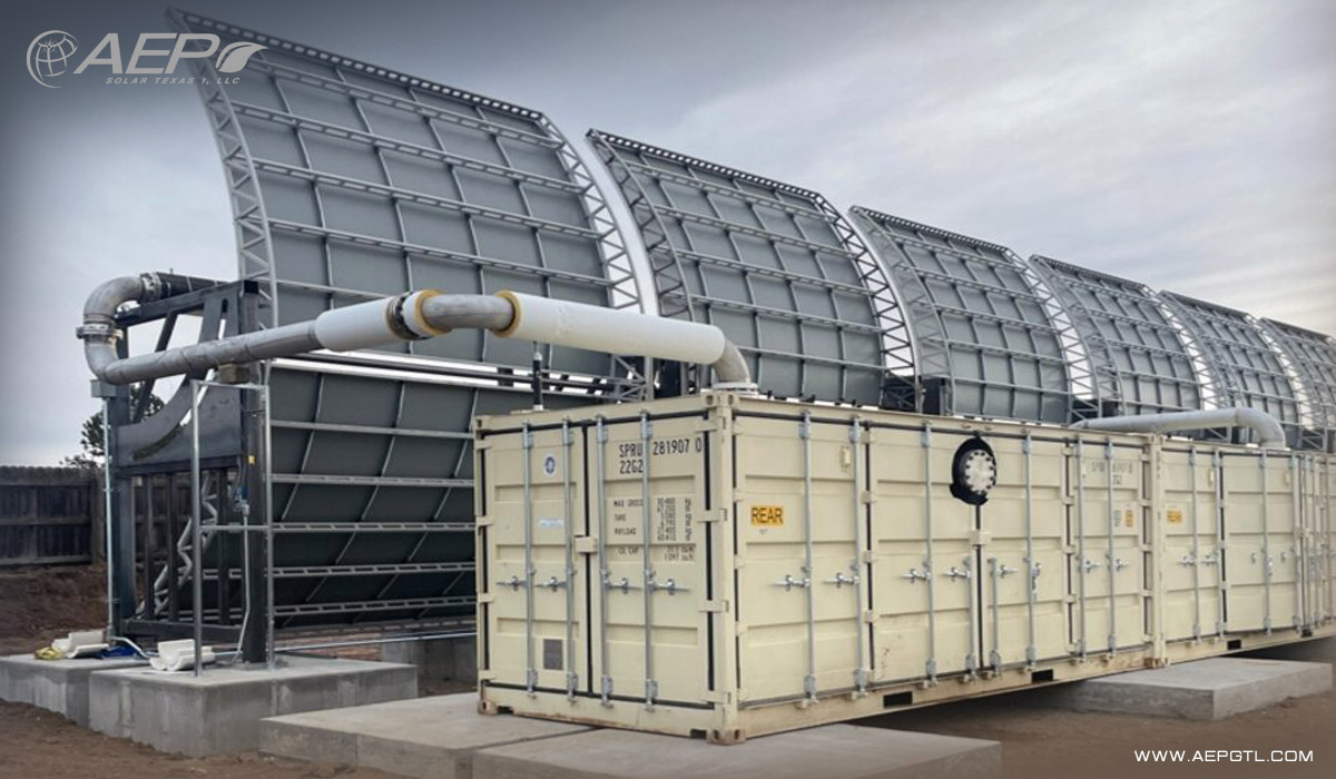 TESS & balance-of-plant equipment on site